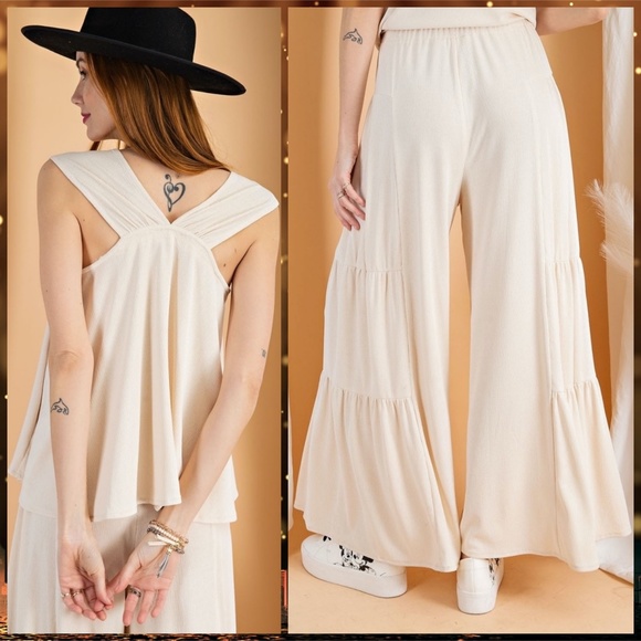 EASEL "Summer Together" Two Piece Top & Pants Set - Picture 4 of 16